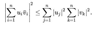 desigualdad de cauchy schwarz vectores - Cauchy–Schwarz inequality .